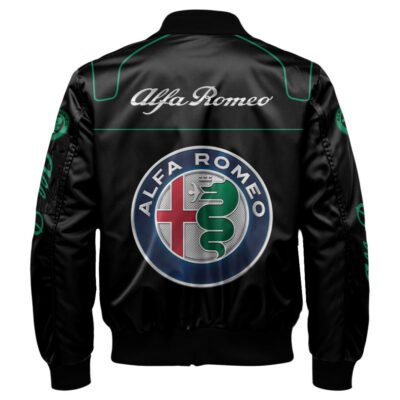 Alfa Romeo Bomber Jacket For Car Racing Fans LBB1142 2