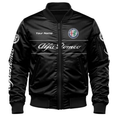 Alfa Romeo Bomber Jacket For Car Racing Fans LBB1226 1