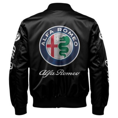 Alfa Romeo Bomber Jacket For Car Racing Fans LBB1226 2