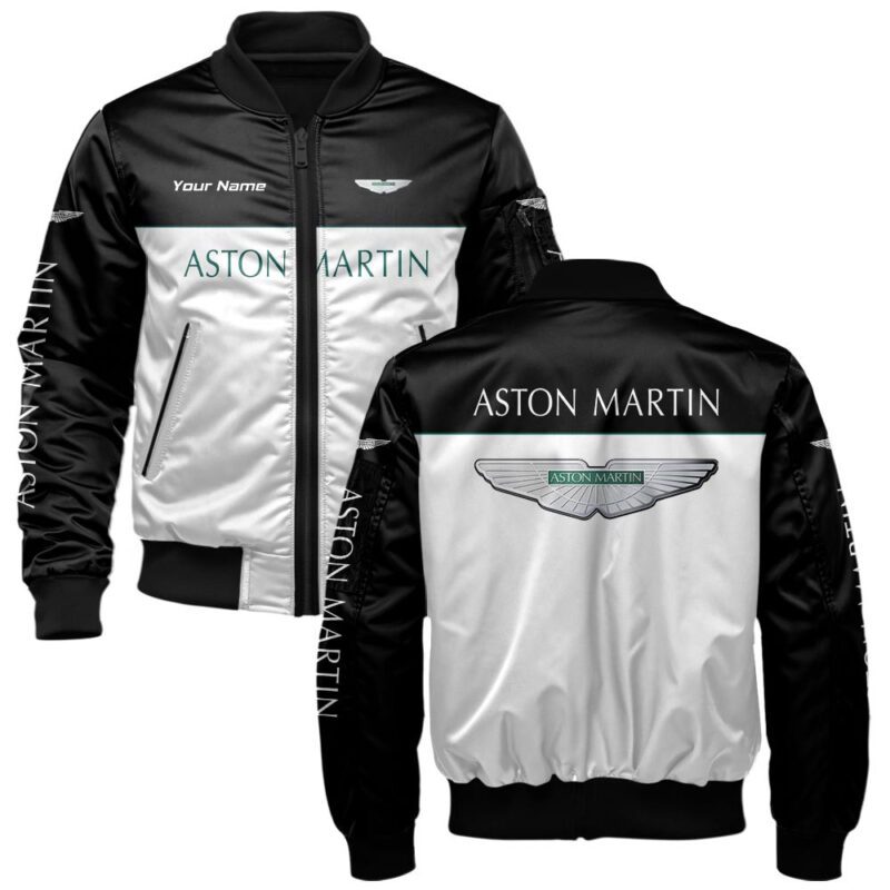 Aston-Martin Bomber Jacket For Car-Racing Fans LBB1053