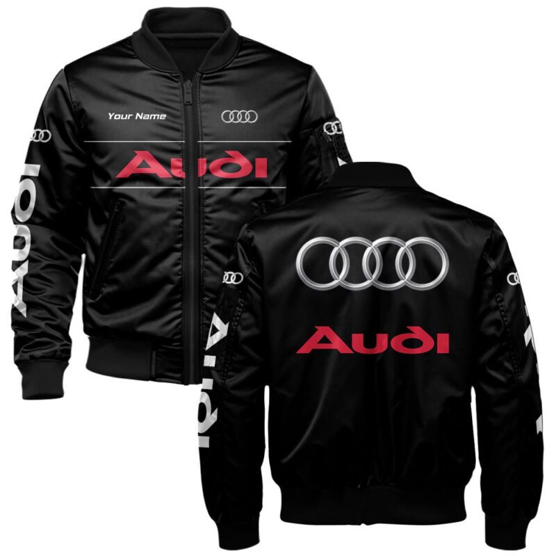 Audi Bomber Jacket For Car-Racing Fans LBB1196