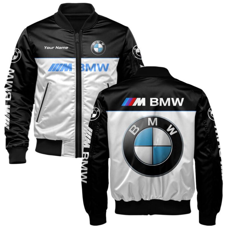 BMW M Bomber Jacket For Car-Racing Fans LBB1006