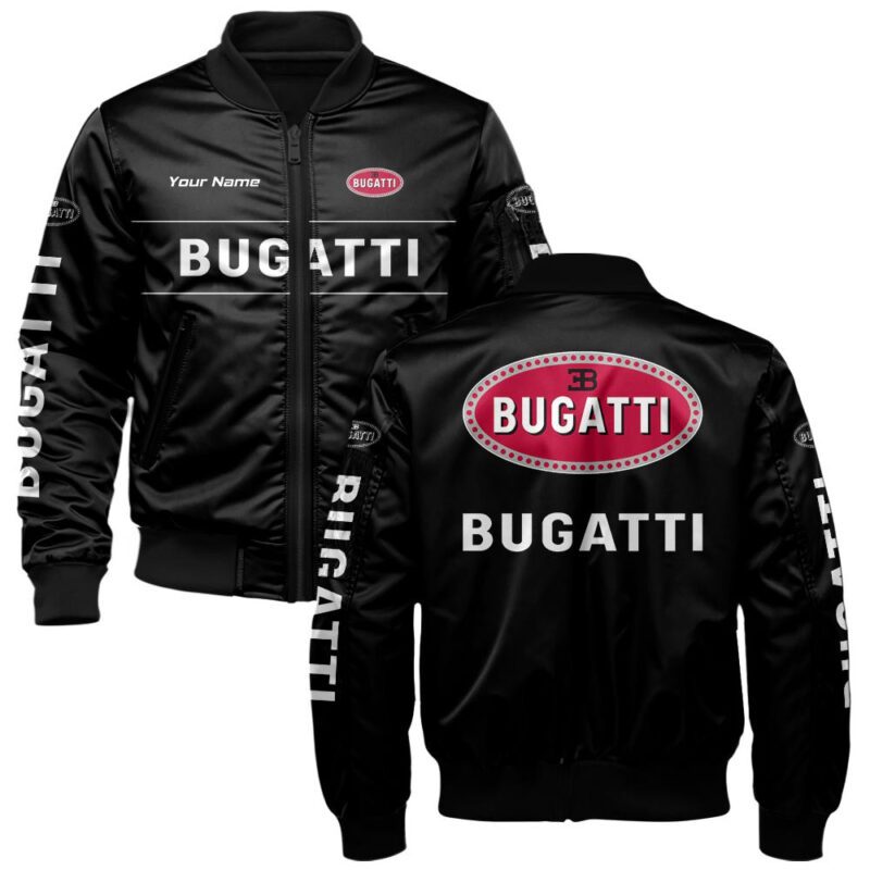 Bugatti Bomber Jacket For Car-Racing Fans LBB1218