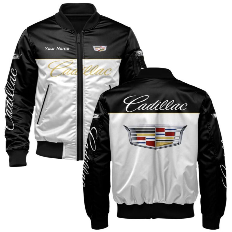 Cadillac Bomber Jacket For Car-Racing Fans LBB1039