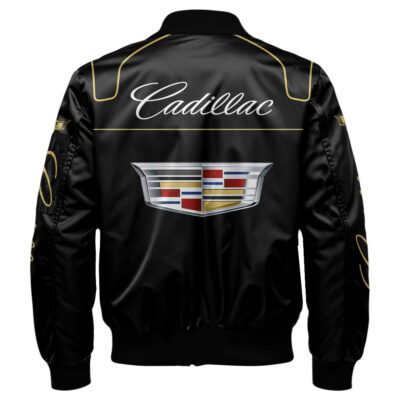 Cadillac Bomber Jacket For Car-Racing Fans LBB1150 2 Cadillac Bomber Jacket For Car Racing Fans LBB1150 2