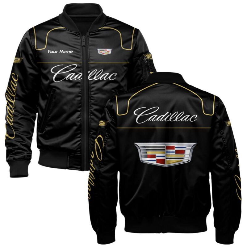 Cadillac Bomber Jacket For Car-Racing Fans LBB1150