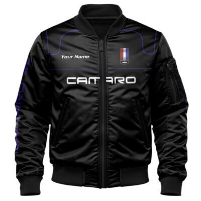 Chevrolet Camaro Bomber Jacket For Car-Racing Fans LBB1100 1 Chevrolet Camaro Bomber Jacket For Car Racing Fans LBB1100 1