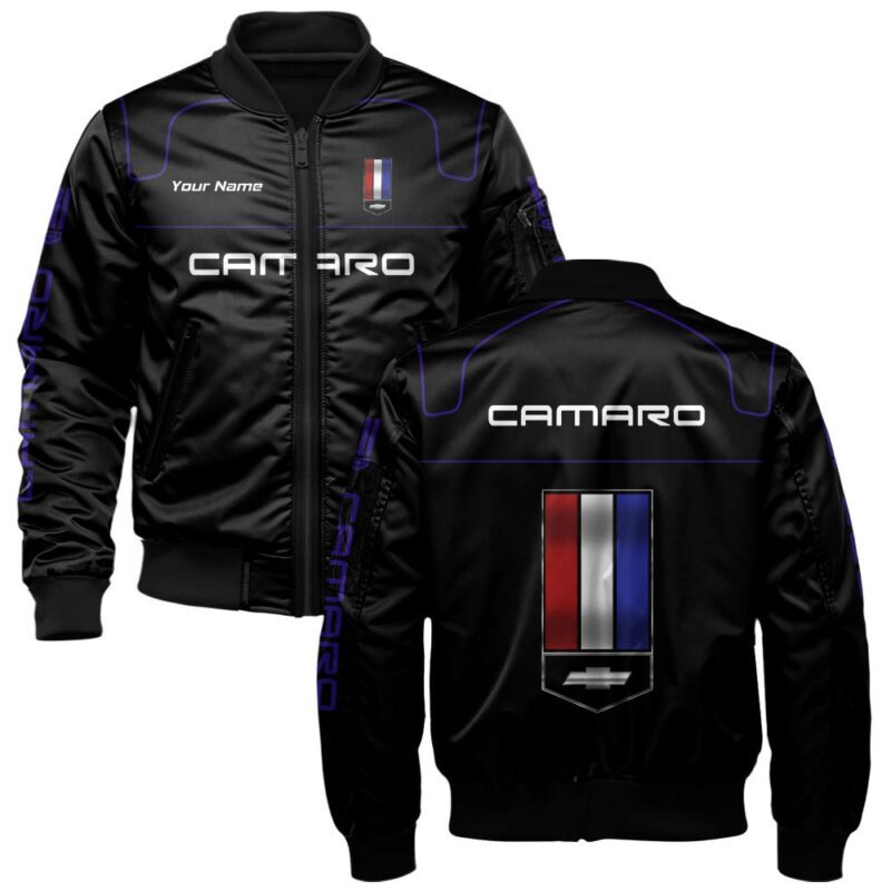 Chevrolet Camaro Bomber Jacket For Car-Racing Fans LBB1100