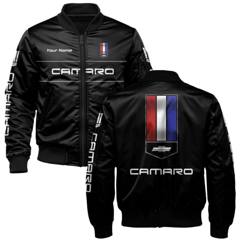 Chevrolet Camaro Bomber Jacket For Car-Racing Fans LBB1186