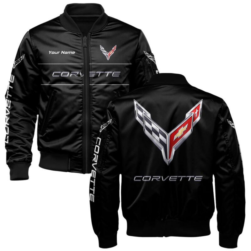 Chevrolet Corvette Bomber Jacket For Car-Racing Fans LBB1185