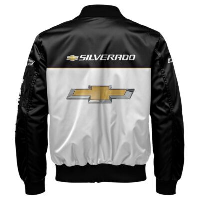 Chevrolet Silverado Bomber Jacket For Car Racing Fans LBB1024 2