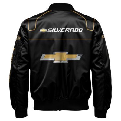 Chevrolet Silverado Bomber Jacket For Car Racing Fans LBB1105 2