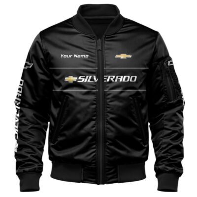 Chevrolet Silverado Bomber Jacket For Car Racing Fans LBB1187 1