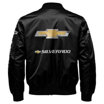 Chevrolet Silverado Bomber Jacket For Car Racing Fans LBB1187 2