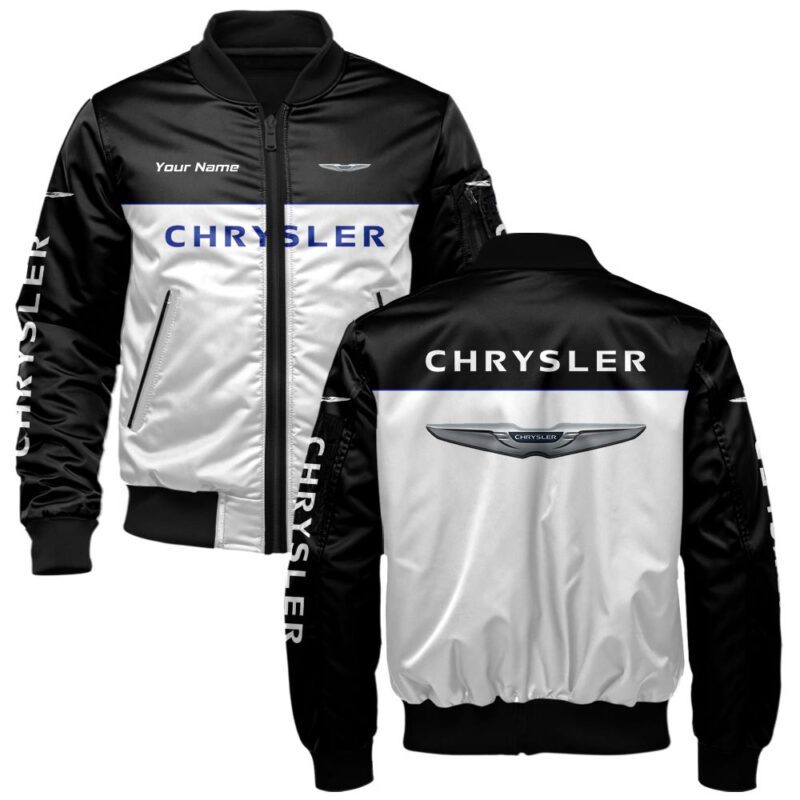 Chrysler Bomber Jacket For Car-Racing Fans LBB1044