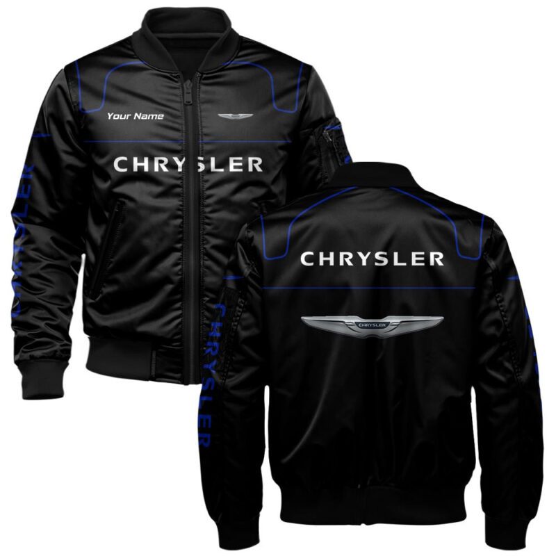 Chrysler Bomber Jacket For Car-Racing Fans LBB1146