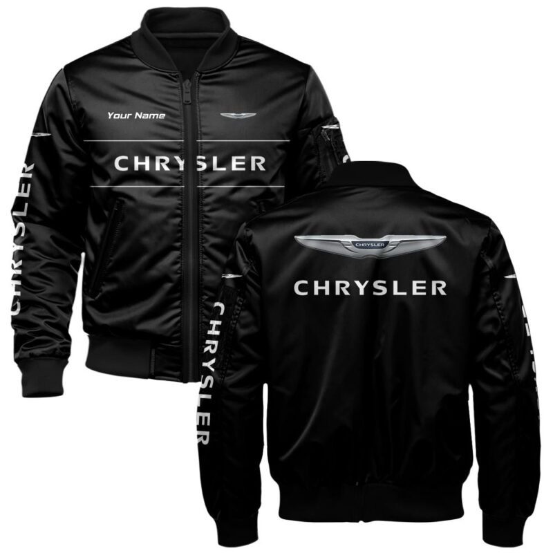 Chrysler Bomber Jacket For Car-Racing Fans LBB1249