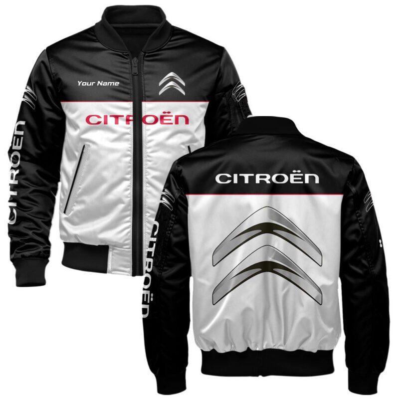 Citroen Bomber Jacket For Car-Racing Fans LBB1061