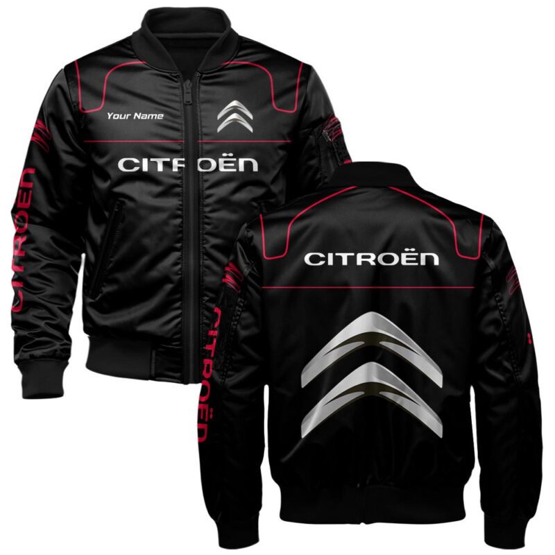 Citroen Bomber Jacket For Car-Racing Fans LBB1155