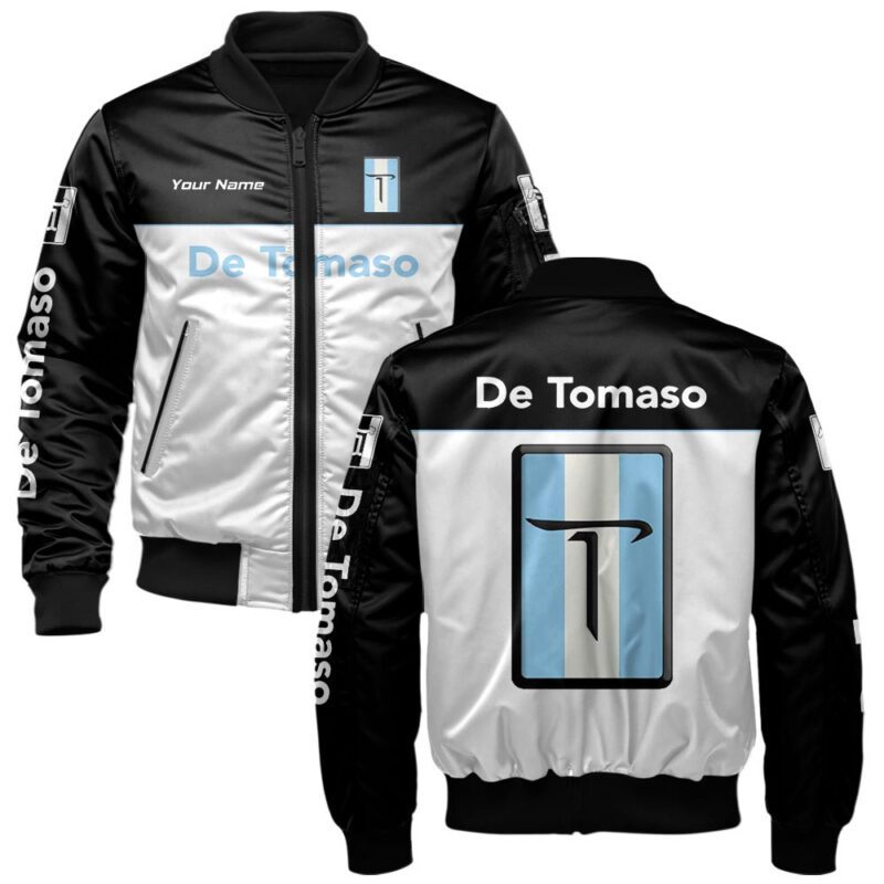 De Tomaso Bomber Jacket For Car-Racing Fans LBB1041