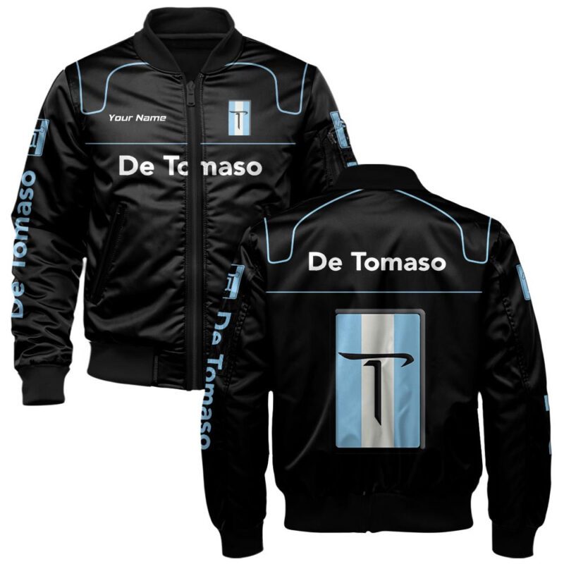 De Tomaso Bomber Jacket For Car-Racing Fans LBB1156