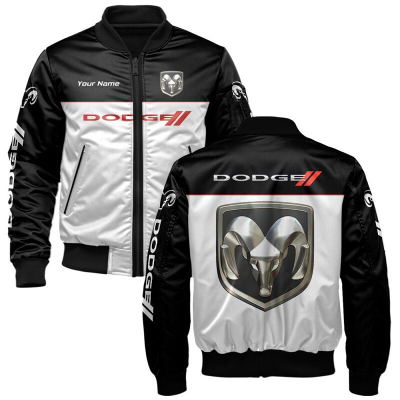 Dodge Bomber Jacket For Car-Racing Fans LBB1052