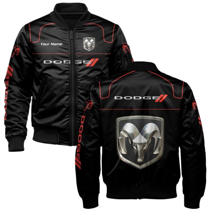 Dodge Bomber Jacket For Car-Racing Fans LBB1132