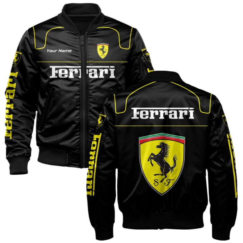 Ferrari Bomber Jacket For Car-Racing Fans LBB1104