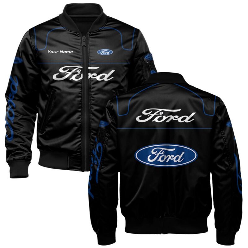 Ford Bomber Jacket For Car-Racing Fans LBB1090