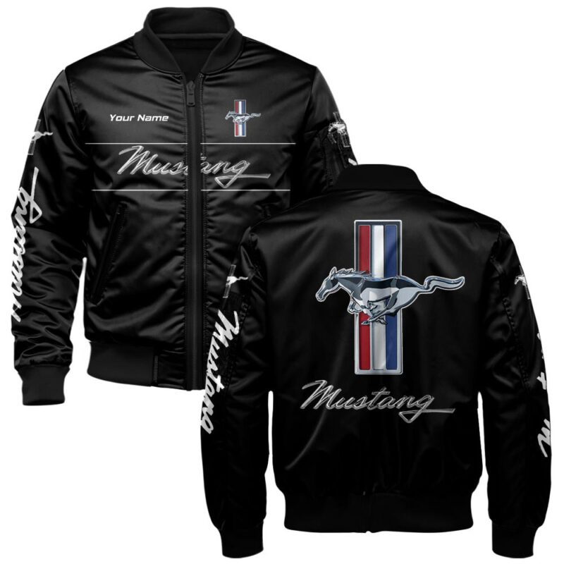 Ford-Mustang Bomber Jacket For Car-Racing Fans LBB1173