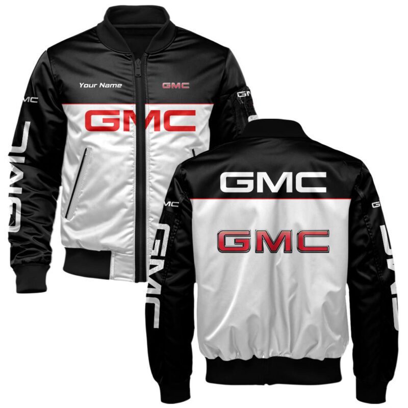 GMC Bomber Jacket For Car-Racing Fans LBB1063