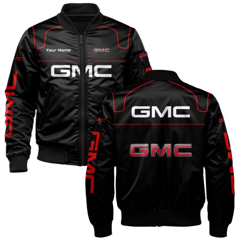 GMC Bomber Jacket For Car-Racing Fans LBB1113