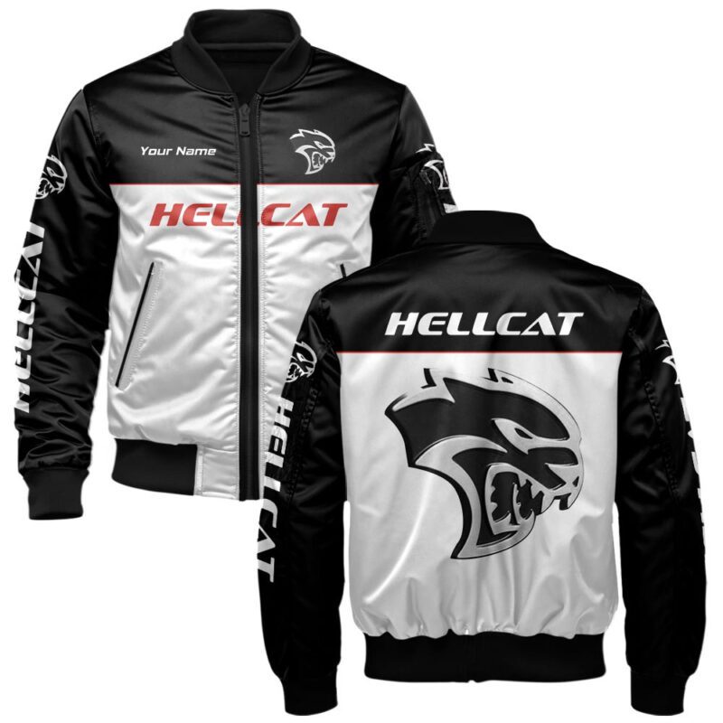 Hellcat Bomber Jacket For Car-Racing Fans LBB1083