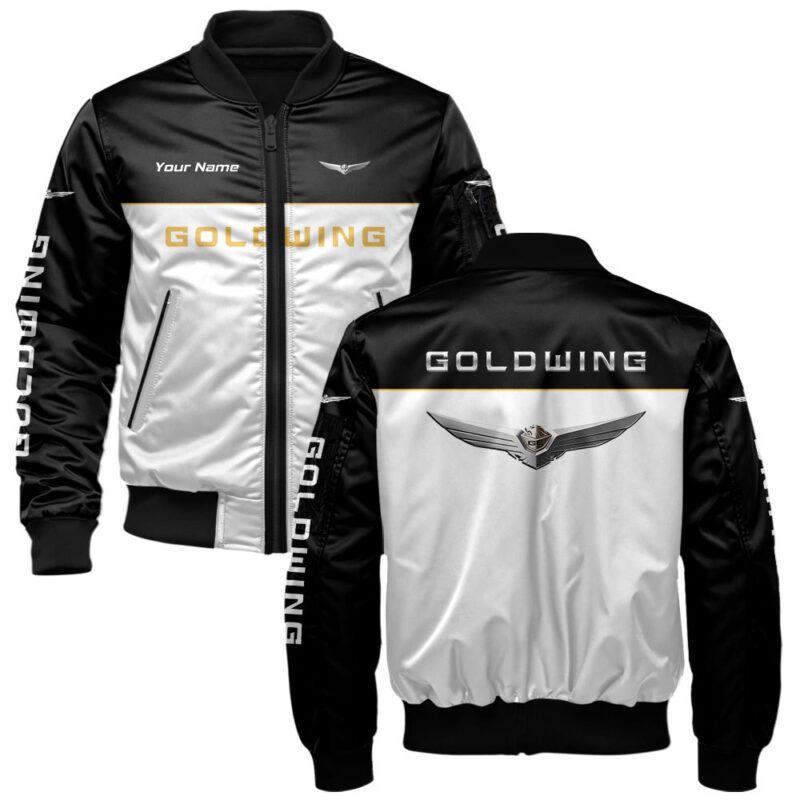 Honda Gold Wing Bomber Jacket For Car-Racing Fans LBB1047