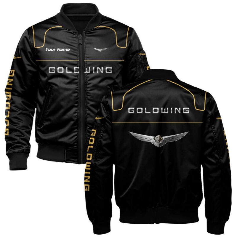 Honda Gold Wing Bomber Jacket For Car-Racing Fans LBB1164