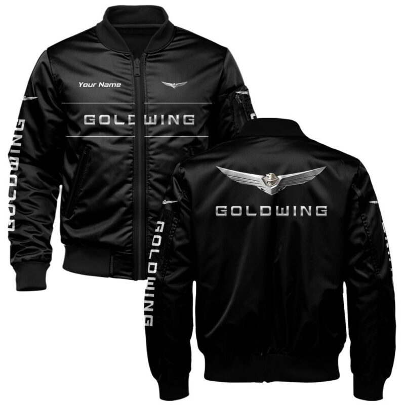 Honda Gold Wing Bomber Jacket For Car-Racing Fans LBB1254