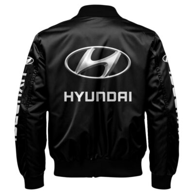 Hyundai Bomber Jacket For Car-Racing Fans LBB1247 2 Hyundai Bomber Jacket For Car Racing Fans LBB1247 2