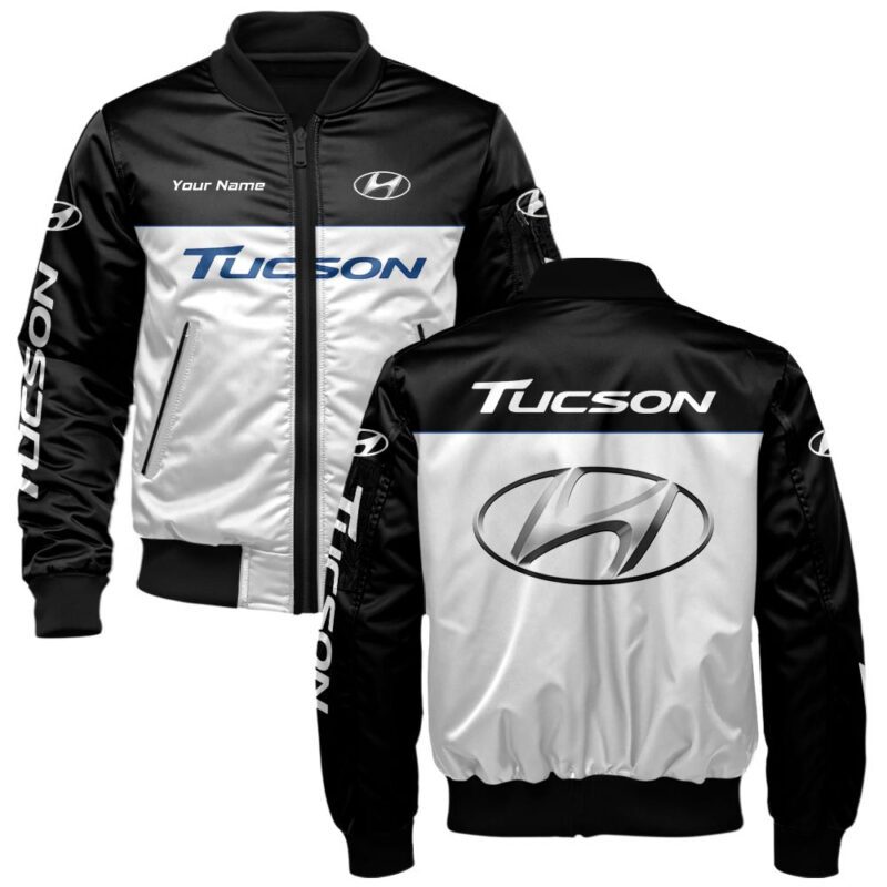 Hyundai Tucson Bomber Jacket For Car-Racing Fans LBB1042