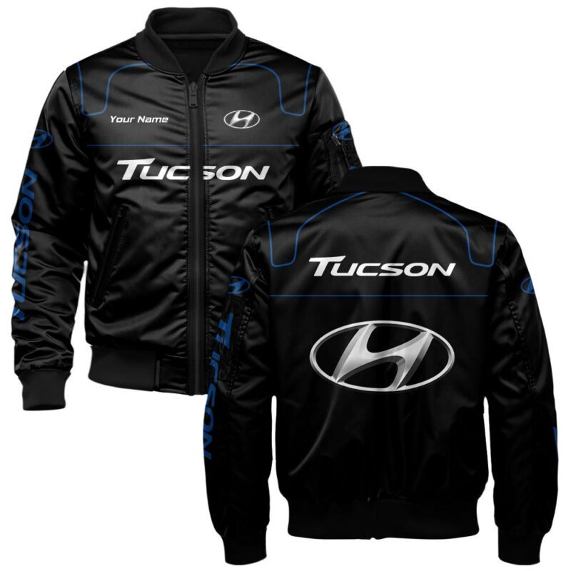 Hyundai Tucson Bomber Jacket For Car-Racing Fans LBB1123