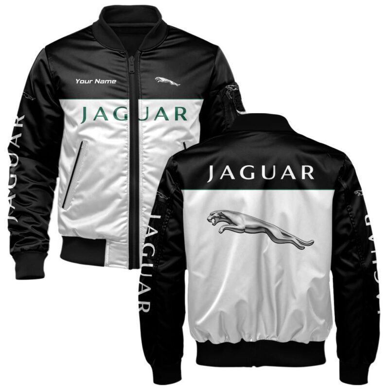 Jaguar Bomber Jacket For Car-Racing Fans LBB1018