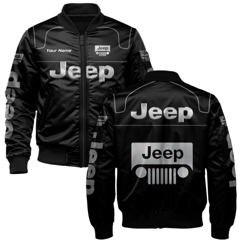 Jeep Bomber Jacket For Car-Racing Fans LBB1094