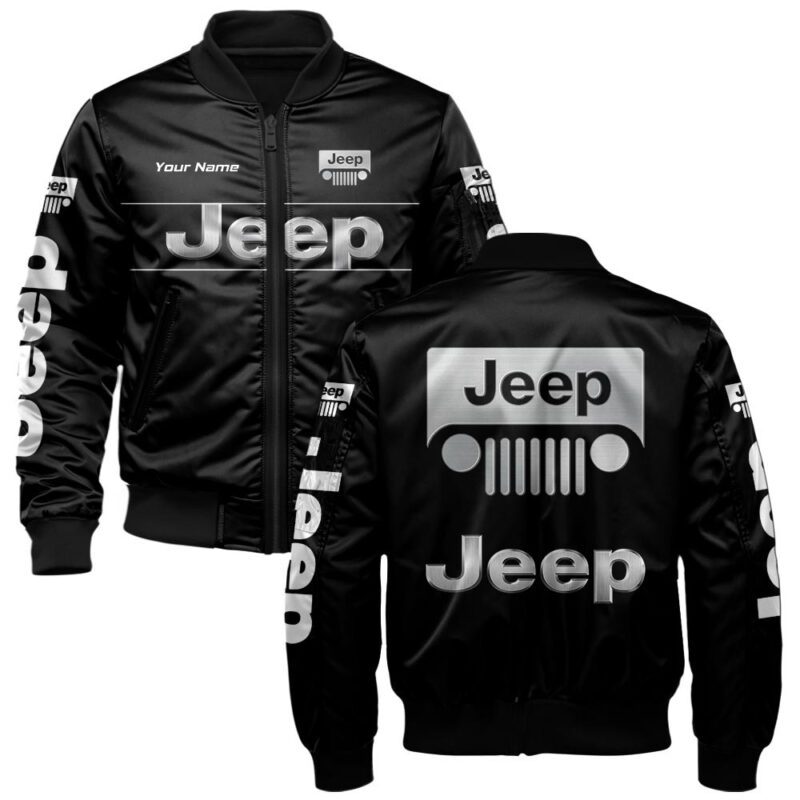 Jeep Bomber Jacket For Car-Racing Fans LBB1182