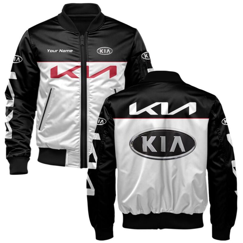 Kia Bomber Jacket For Car-Racing Fans LBB1008