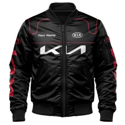 Kia Bomber Jacket For Car-Racing Fans LBB1133 1 Kia Bomber Jacket For Car Racing Fans LBB1133 1
