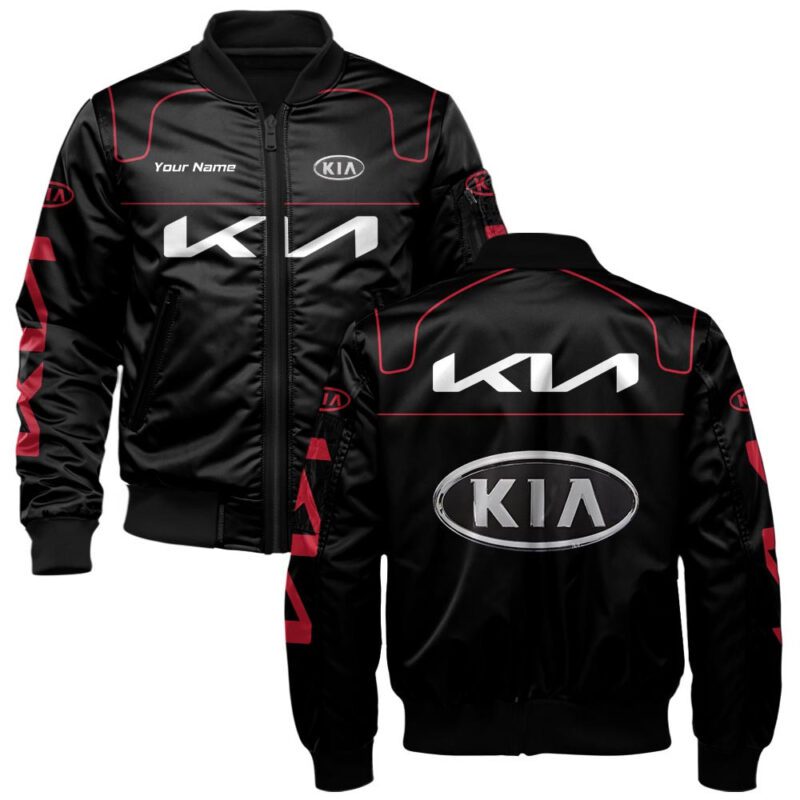 Kia Bomber Jacket For Car-Racing Fans LBB1133