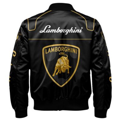Lamborghini Bomber Jacket For Car Racing Fans LBB1095 2