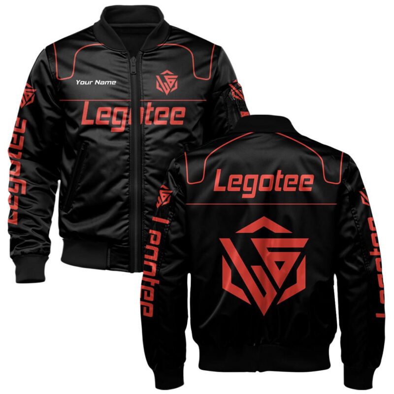 Legotee Bomber Jacket For Car-Racing Fans LBB1161