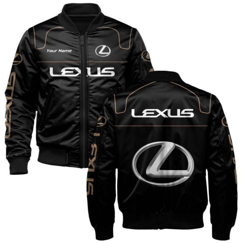 Lexus Bomber Jacket For Car-Racing Fans LBB1136