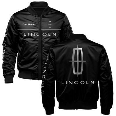 Lincoln Bomber Jacket For Car-Racing Fans LBB1222