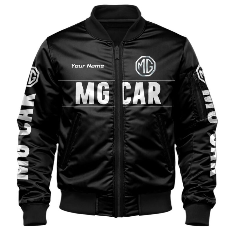 MG Bomber Jacket For Car Racing Fans LBB1225 1